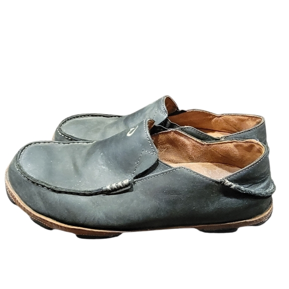 OLUKAI Mens Moloa Leather Loafers 11 main image 7